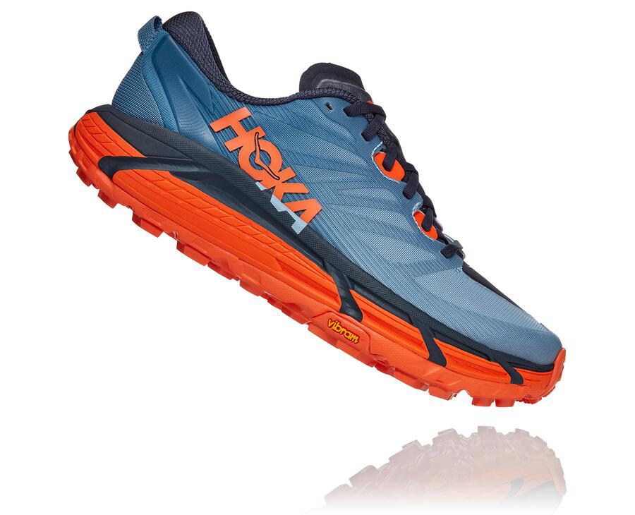 Hoka One One Trainers Mens Blue - Mafate Speed 3 - 34659XVZO